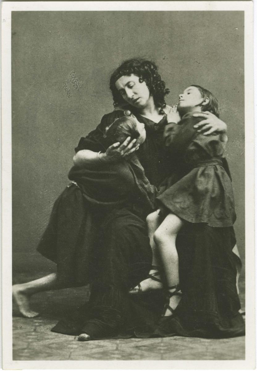Porträt der Adelaide Ristori als Medea