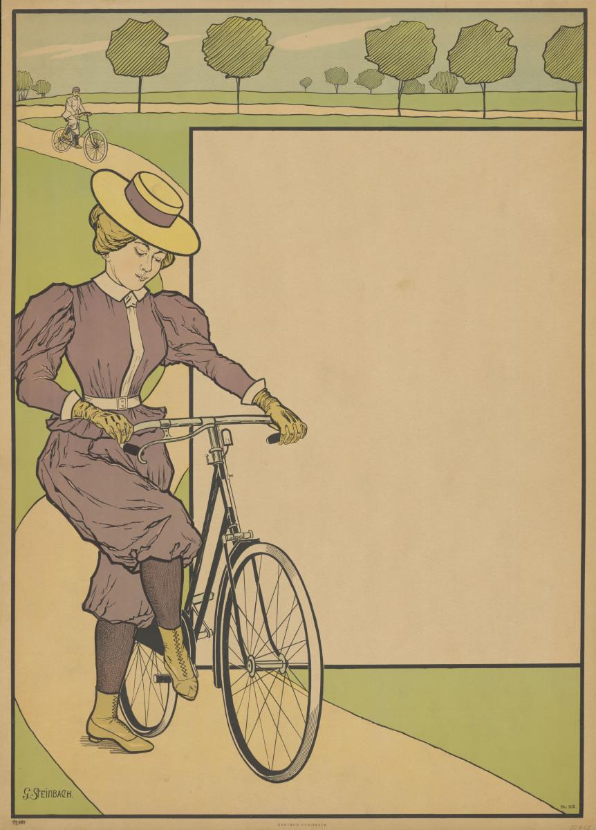 Lager-Plakat für Fahrradwerbung