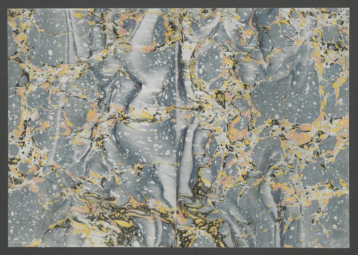 Buntpapier (Wellenmarmor)