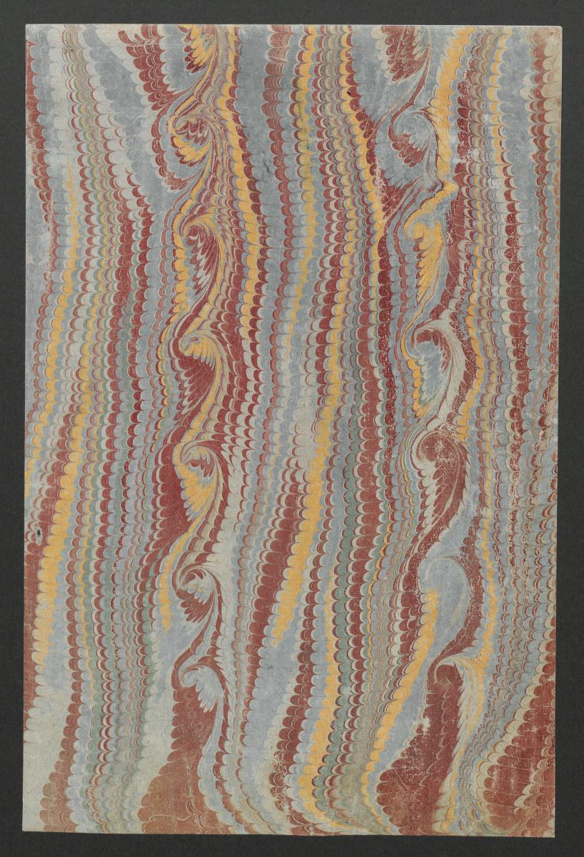 Buntpapier (Kammmarmor)