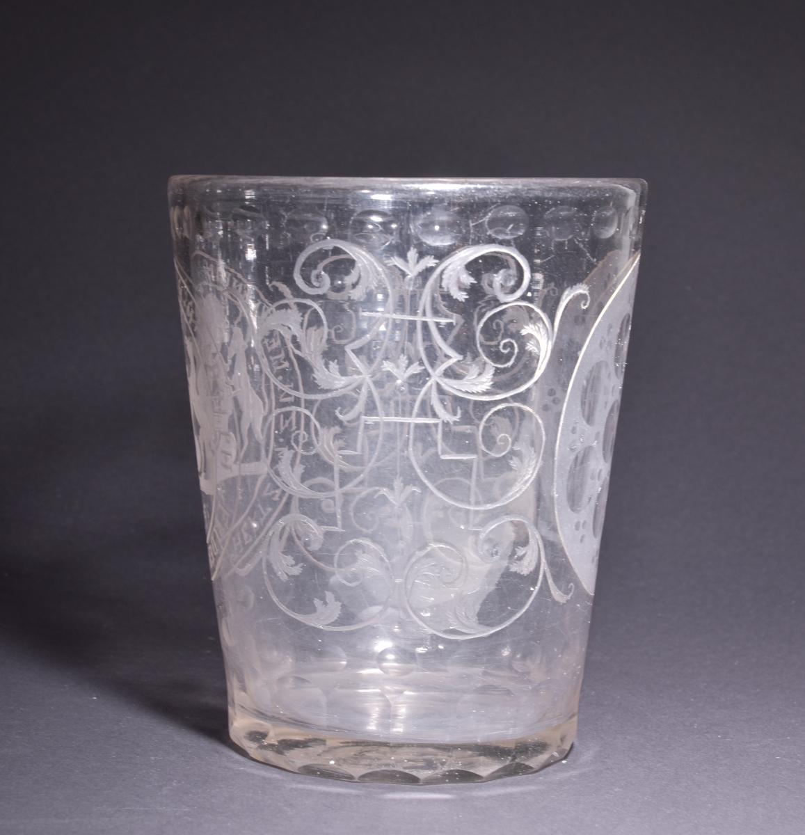 Becher mit mecklenburgischem Wappen