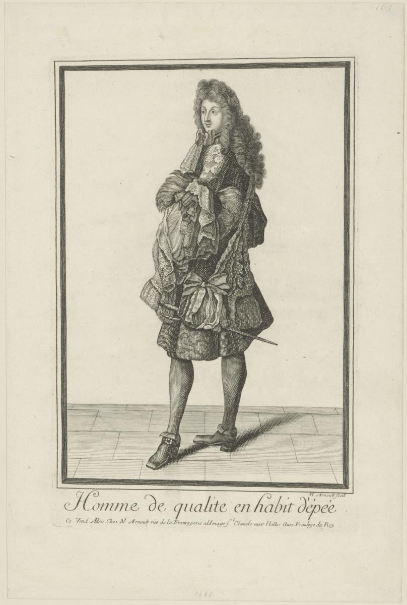 Homme de qualité en habit d'épée