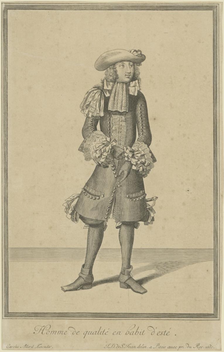 Homme de qualité en habit d'esté