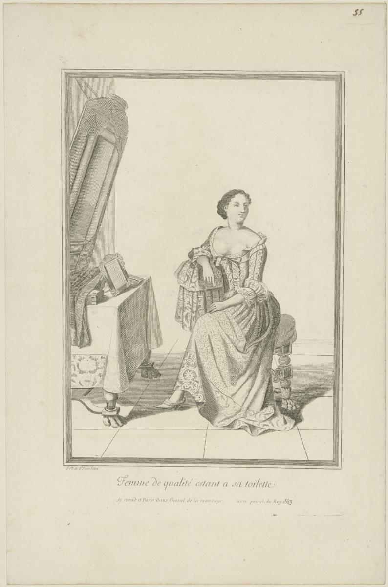 Femme de qualité estant à sa toilette