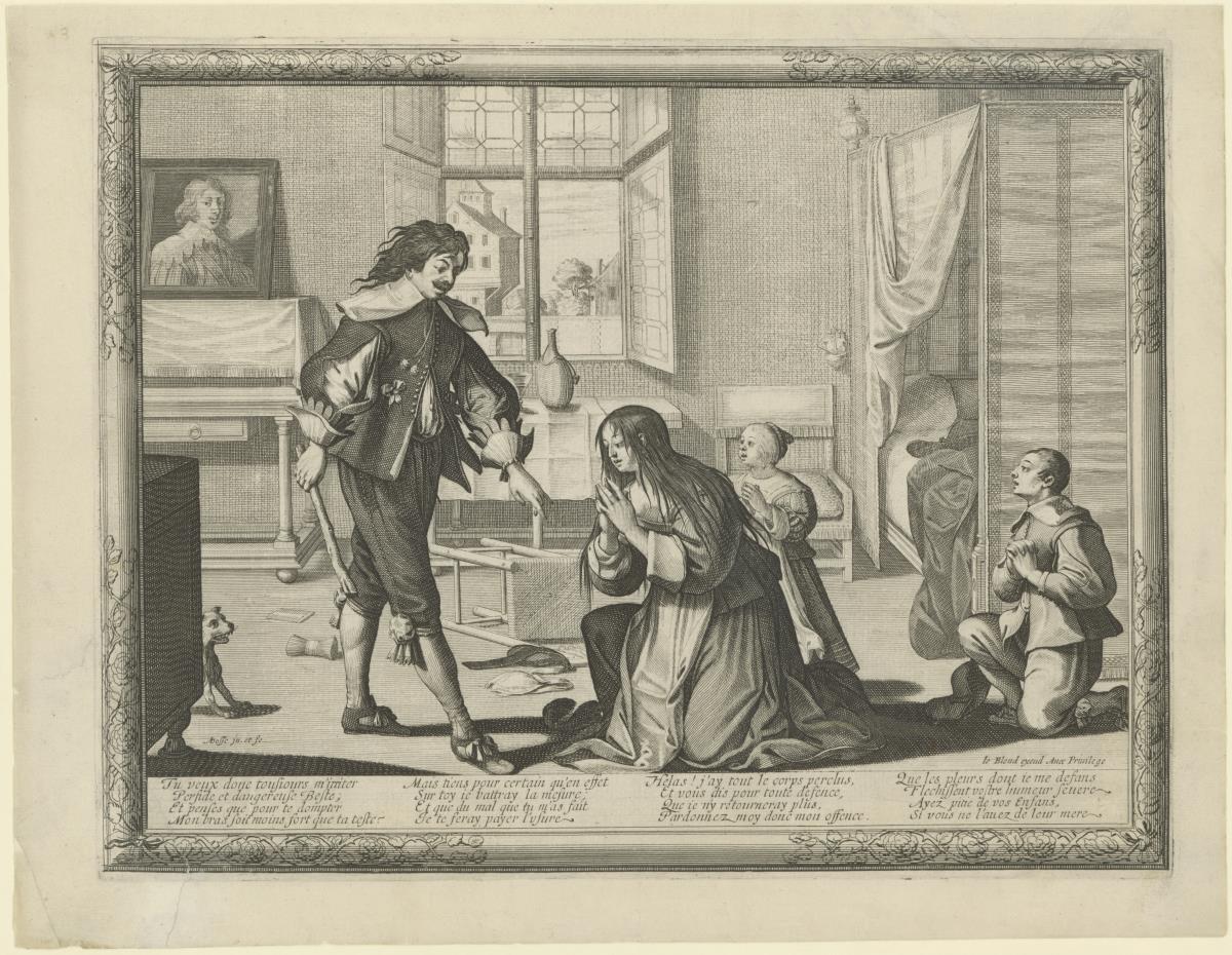 Der Ehemann, der seine Frau schlägt (Le mari qui bat son épouse )
