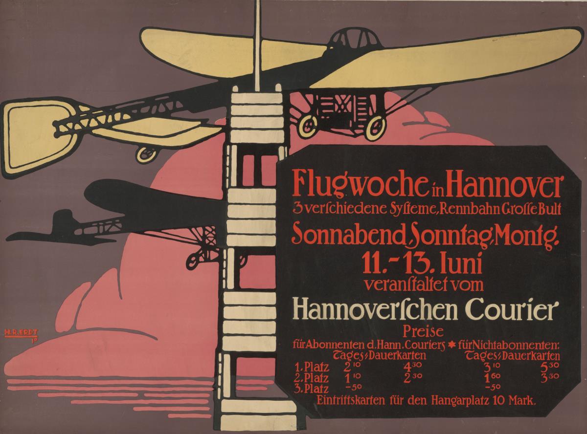 Flugwoche in Hannover 3 verschiedene Systeme Rennbahn