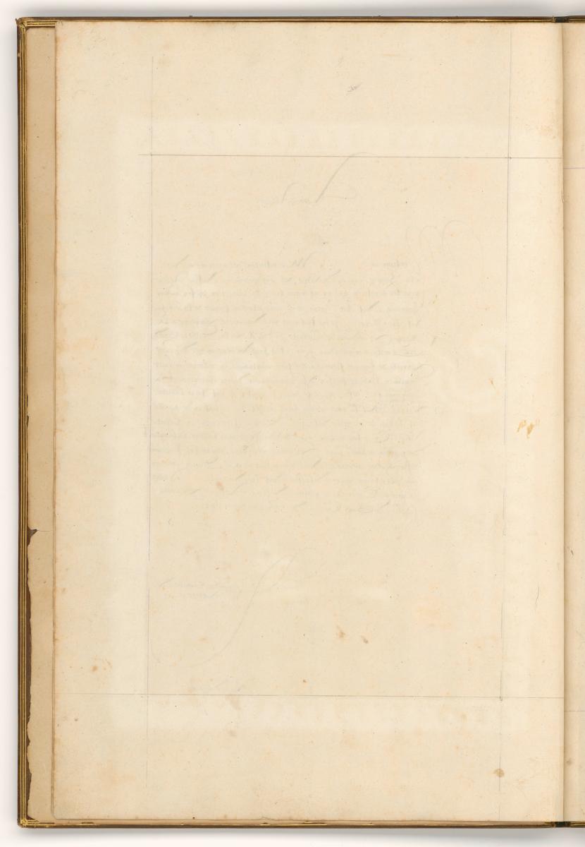 Leerseite mit Textrahmen. in: Einzug des Herzogs von Anjou in Gent am 20. August 1582