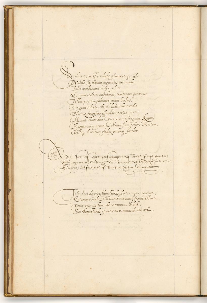 Textseite. in: Einzug des Herzogs von Anjou in Gent am 20. August 1582