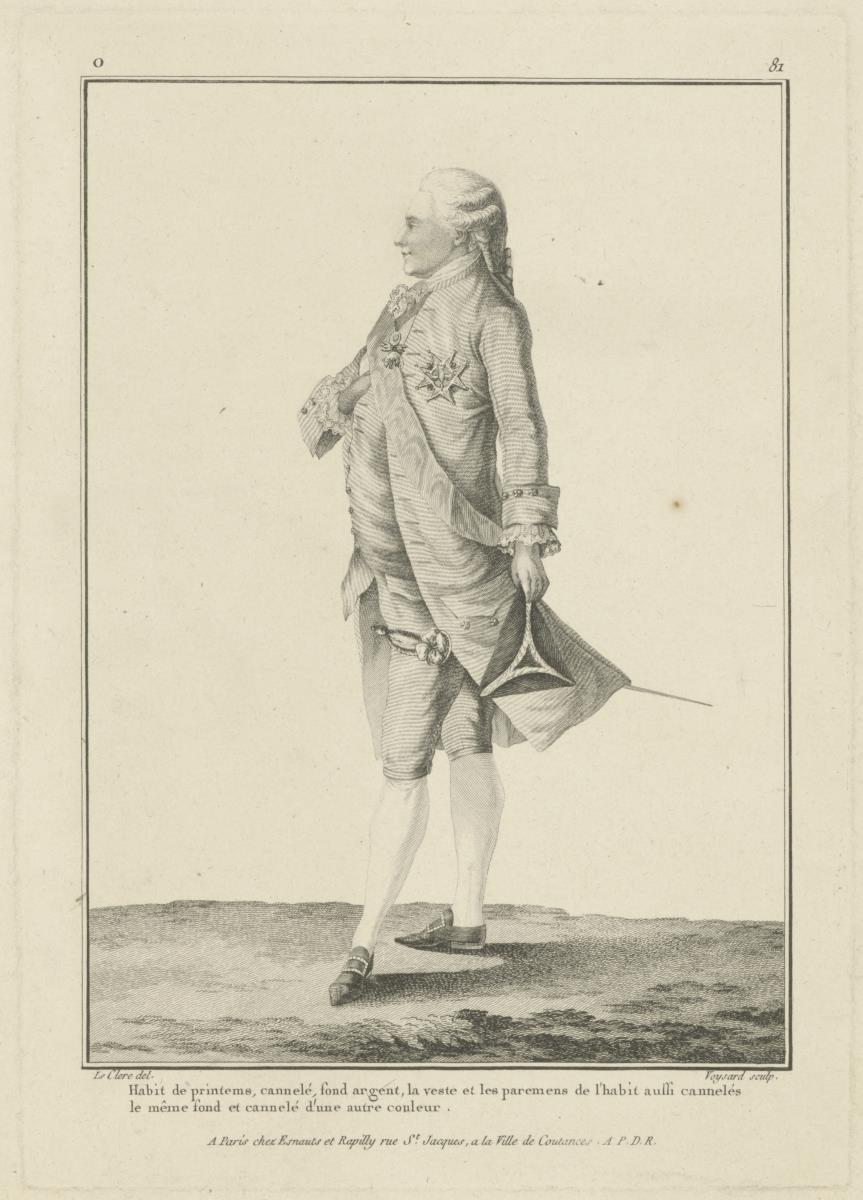 Gallerie des Modes et du Costume Français: Habit de printemps. O.81