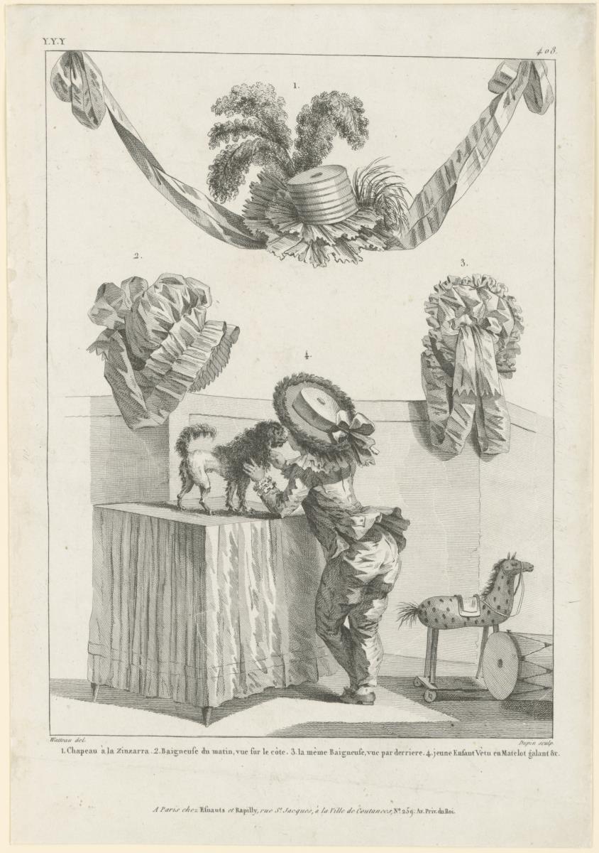 Gallerie des Modes et du Costume Français: Chapeau à la Zinzarra. Y.Y.Y.408