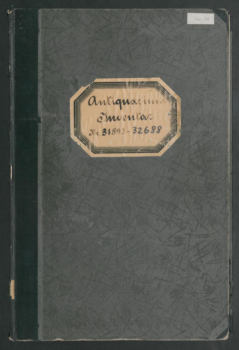 Antiquarium Inventar Nr. 31892-32688