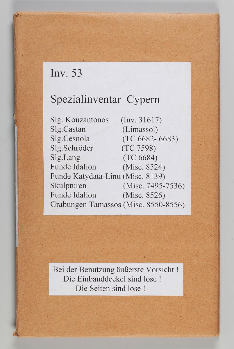 Spezialinventar Cypern
