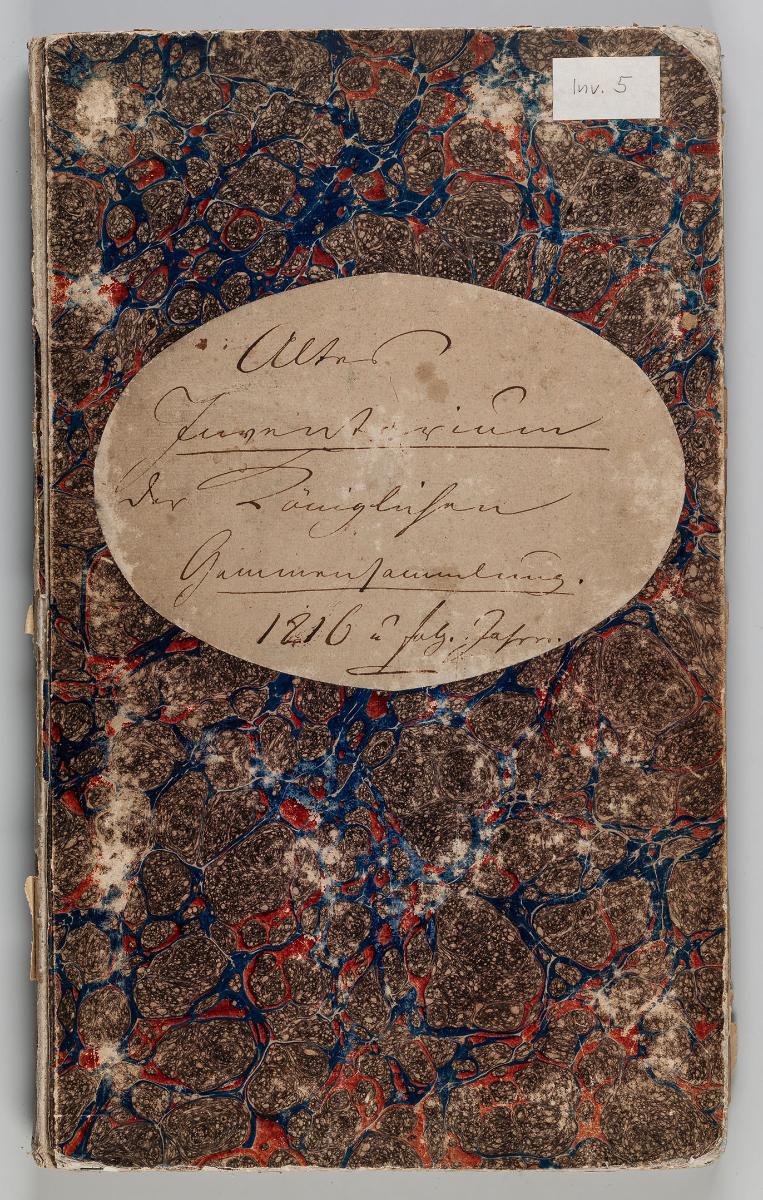 Altes Inventarium der Königlichen Gemmensammlung