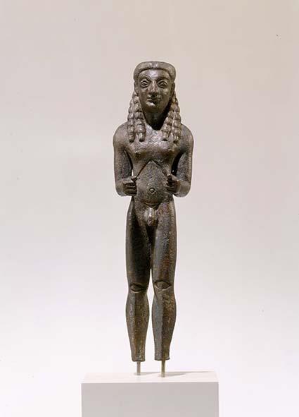Statuette eines nackten Mannes