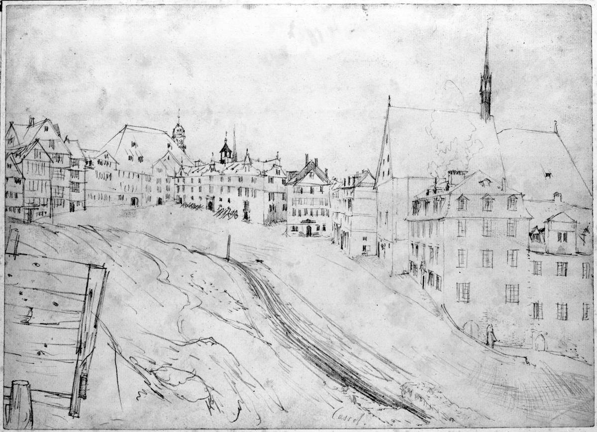 Der Marställer Platz in Kassel