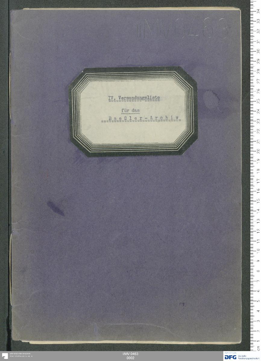 I/MV 0463