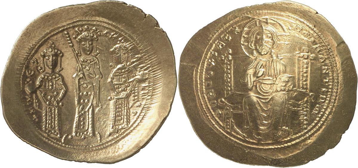 Byzanz: Eudocia mit Michael VII. und Constantius
