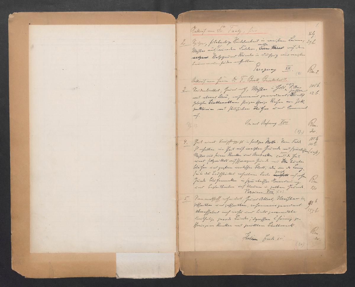 Königliches Kunstgewerbe Museum Stoffsammlung. Conceptbuch: Stoffe, Stickereien, Spitzen Ankäufe & Geschenke 1889