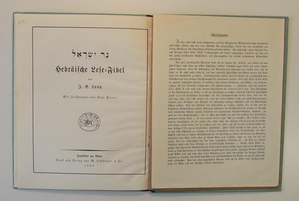 Hebräische Lese-Fibel
