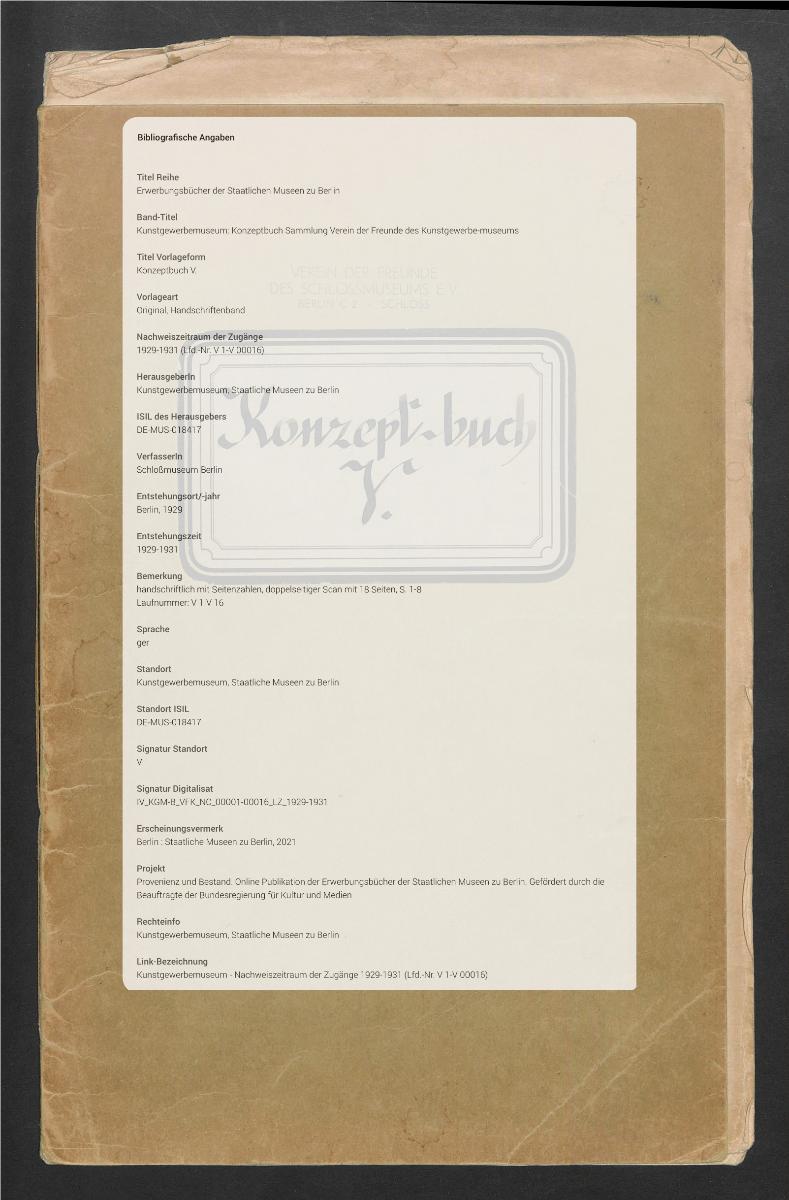 Konzeptbuch V.