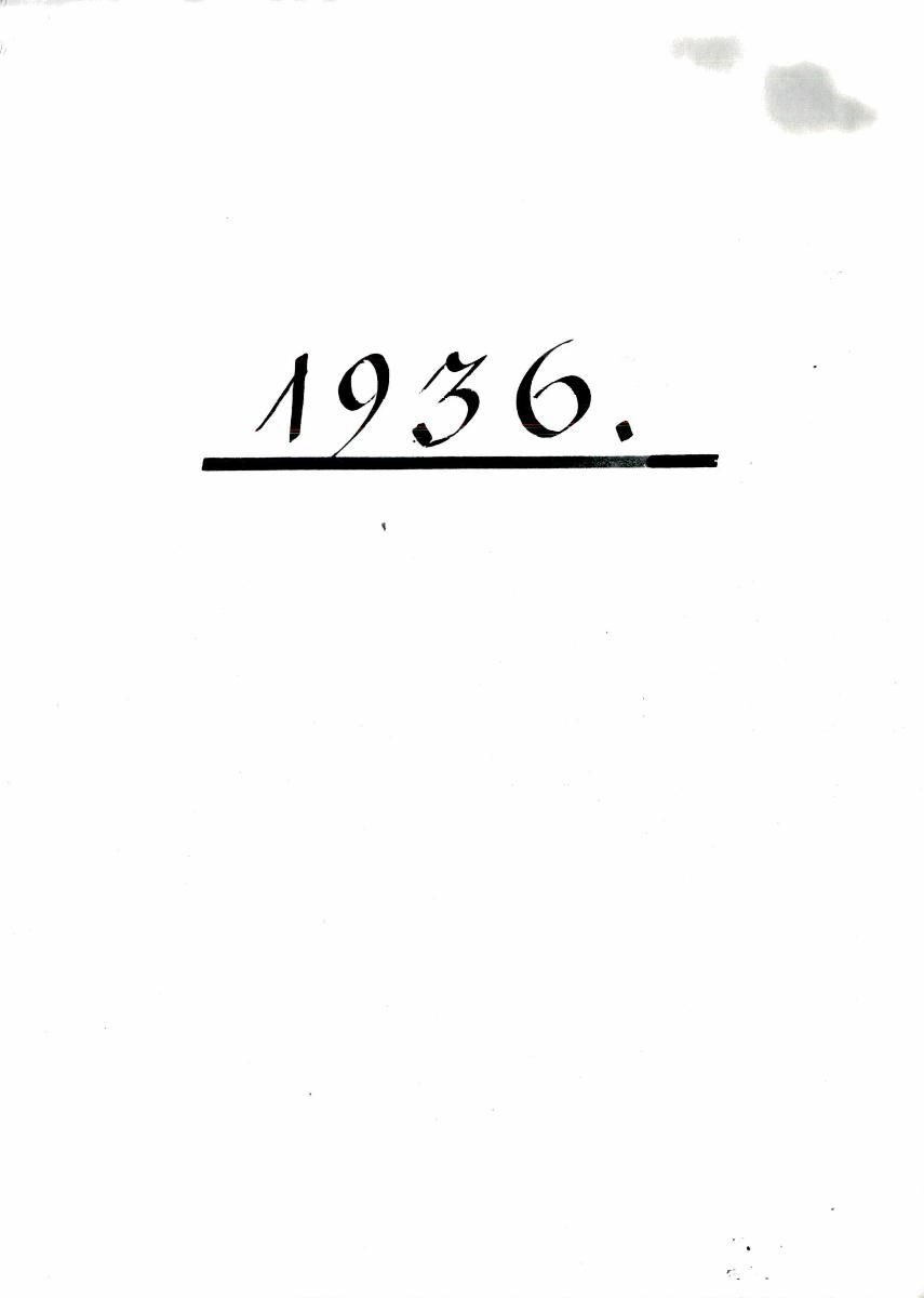 64 84c/85/86/87/88 1936 - 1942 vollständig 31.5.1960 gez: Sch. [Schönberger, Arno] 21/12.1960 v.B [= Erwerbungsjahr 1936: 1-69 und 1936: 1-49; 1937: 1-54; 1938: 1-33; 1939: 1-30; 1940: 1-24; 1941: 1-51; 1942: 1-27 aus Inventarbuch Sammlung 1935 - 1953]