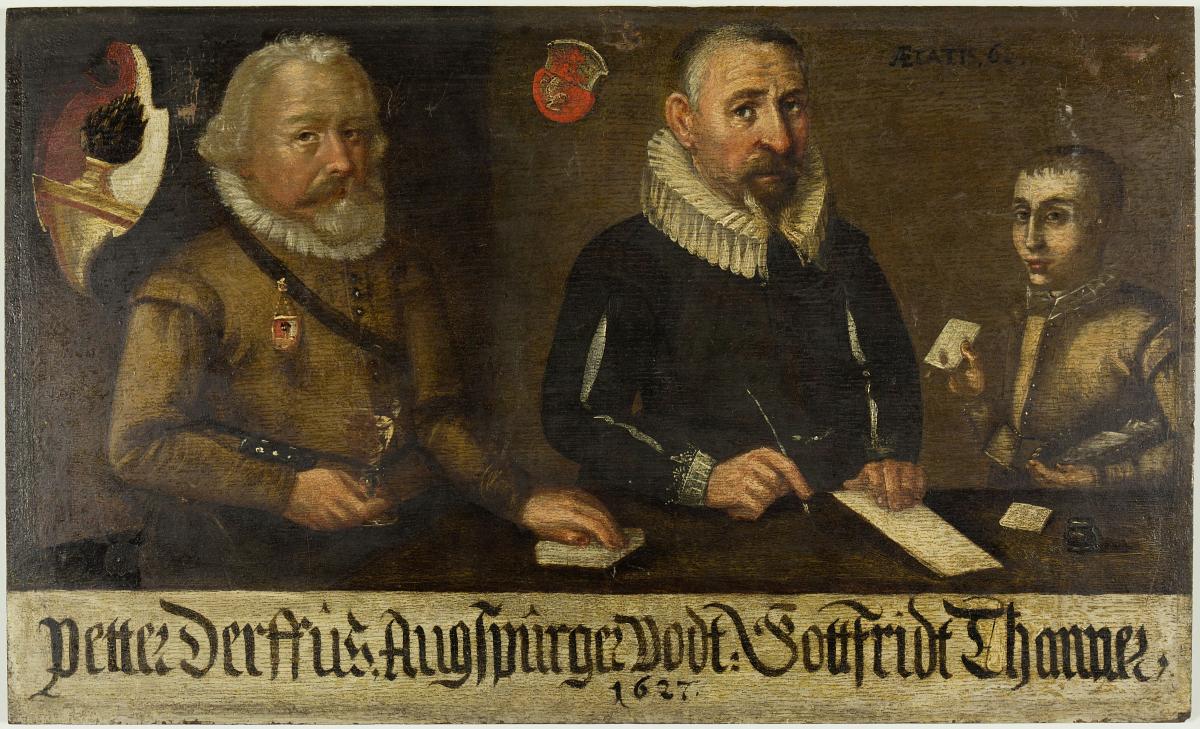 Porträt des Peter Dorffus und Gottfridt Thanner aus Augsburg