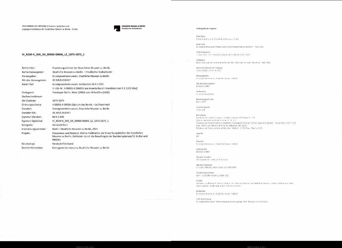 1. Glas. Nr. 1 - 1201
