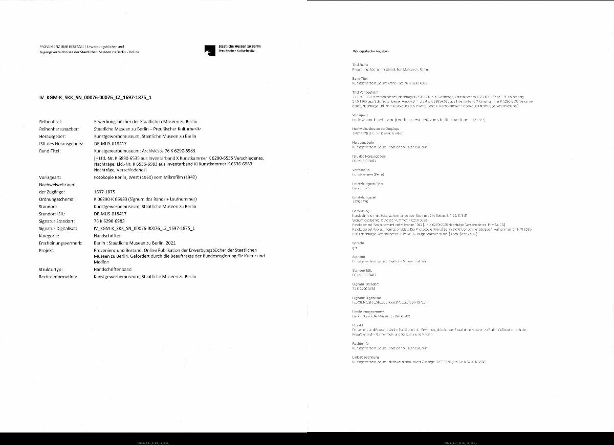 X. Verschiedenes und Nachträge. Nr. 6290 - 6505