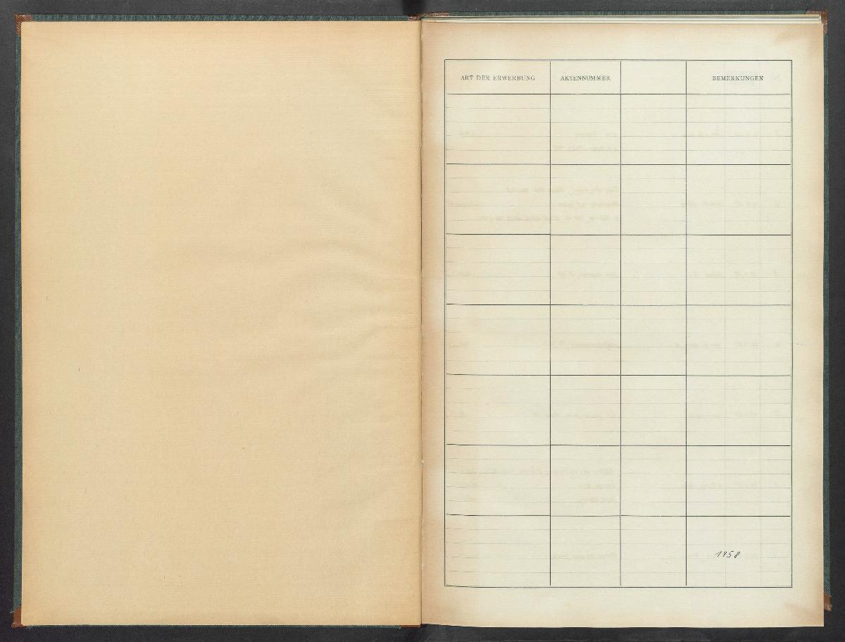Erwerbungsbuch 1958-1959