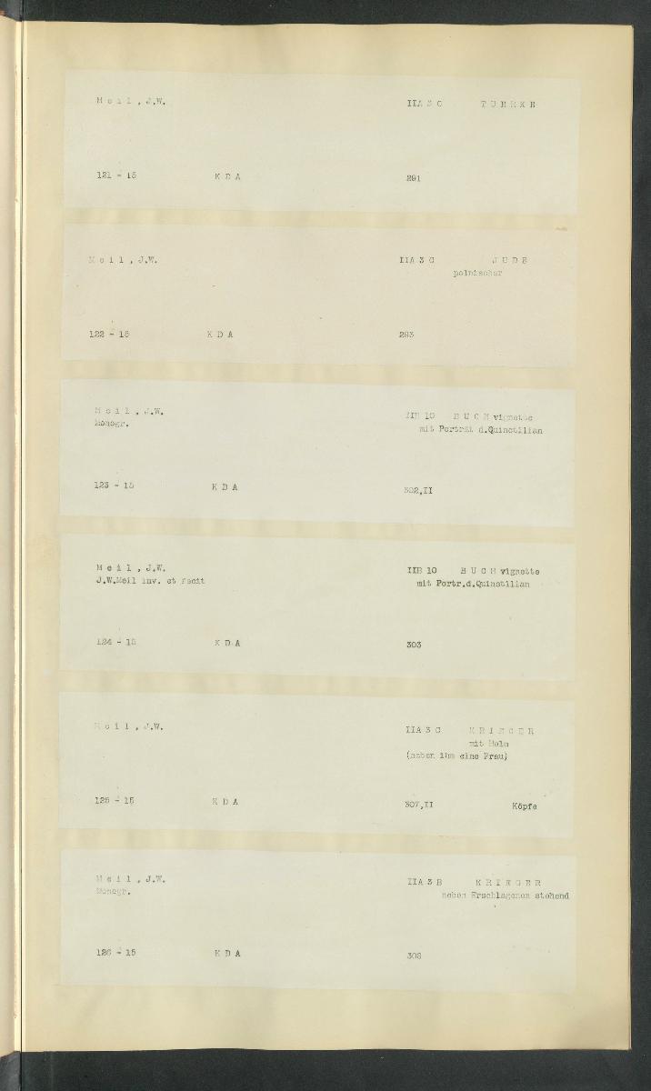 Druckgraphik Inventar Alter Bestand bis 1878 Bd. 15