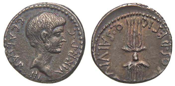 Röm. Republik: C. Iulius Caesar (Octavianus) und Q. Salvius