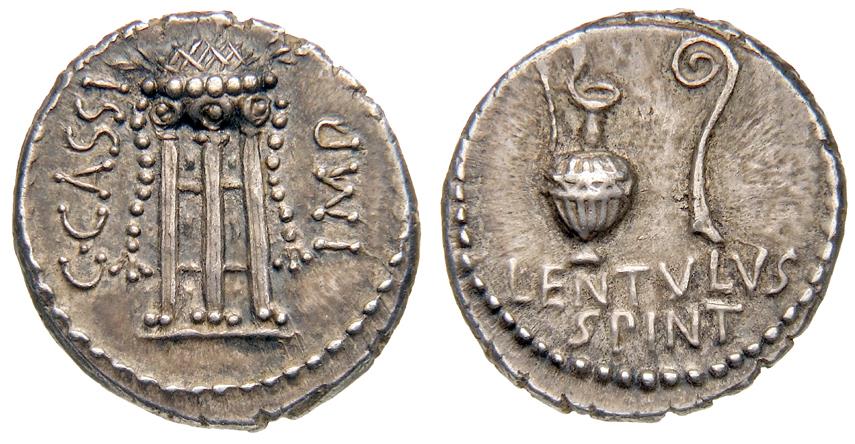Röm. Republik: C. Cassius und P. Cornelius Lentulus Spinther