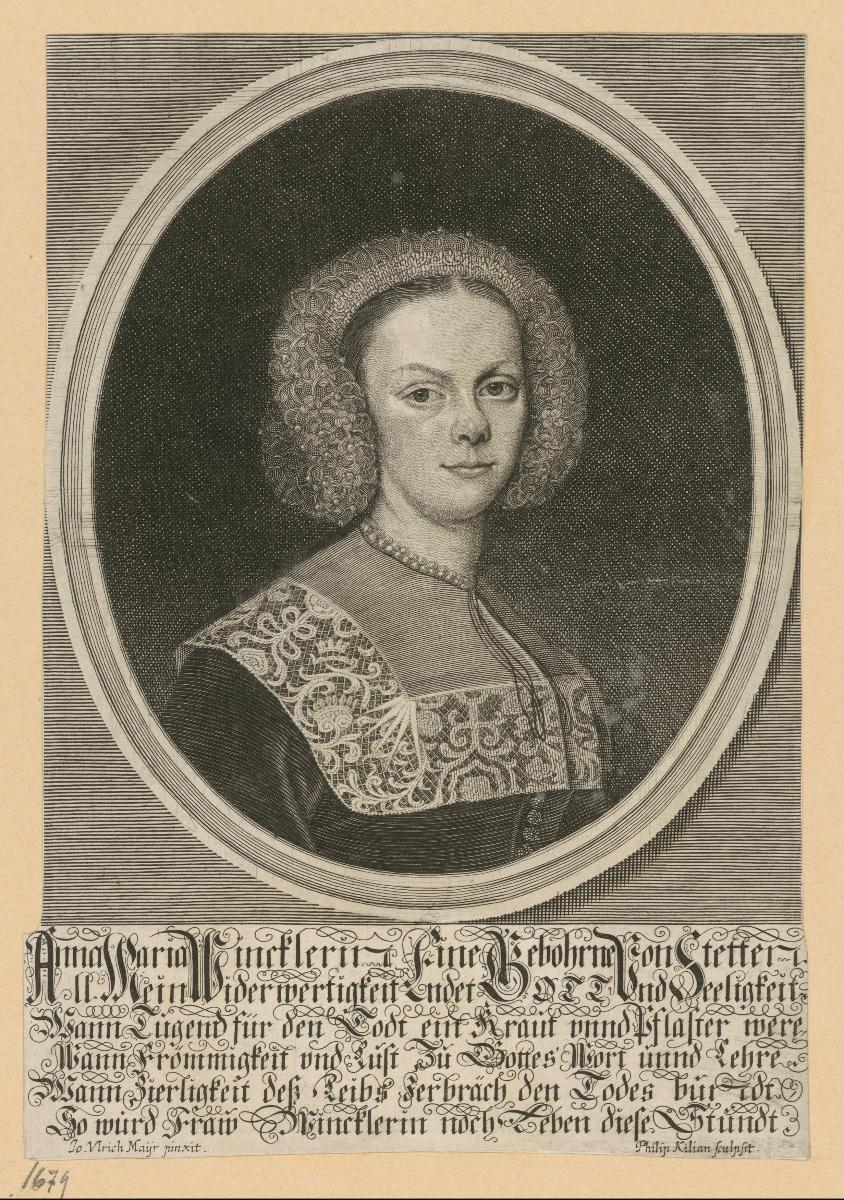 Porträt der Anna Maria Wincklerin