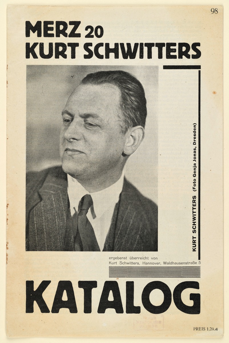 Merz 20 Kurt Schwitters Katalog