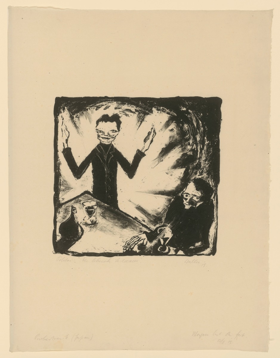 Probedruck zu Leo Tolstoi, Der lebende Leichnam, Blatt IV