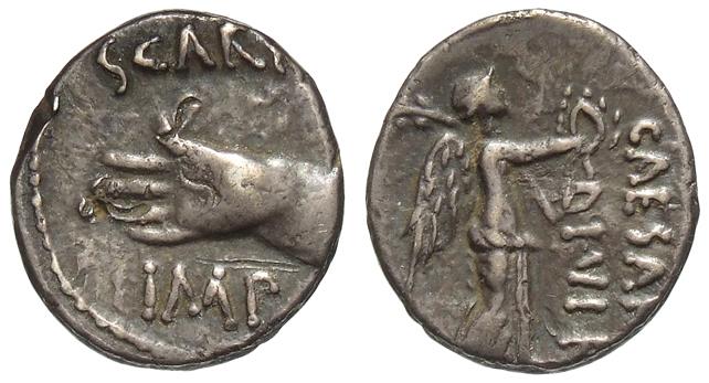 Röm. Republik: C. Iulius Caesar (Octavianus) und L. Pinarius Scarpus