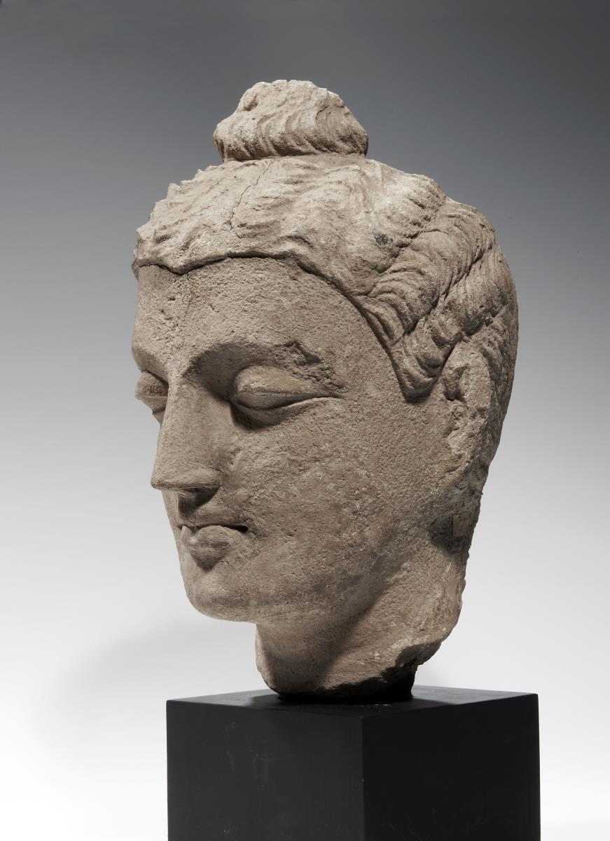 Kopf eines Buddha