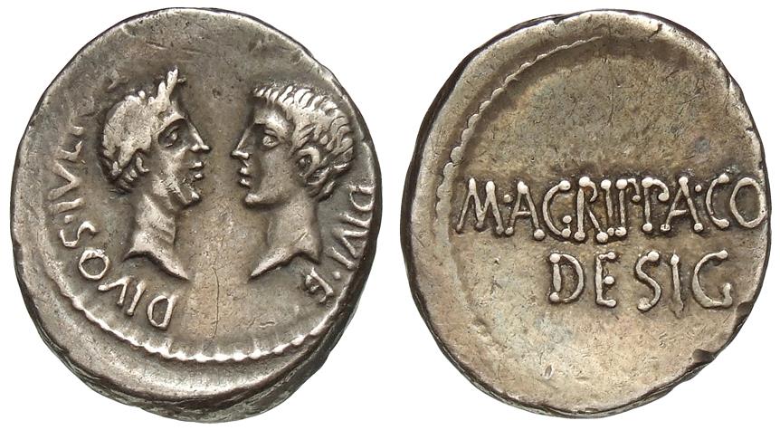 Röm. Republik: M. Agrippa und C. Iulius Caesar (Octavianus)
