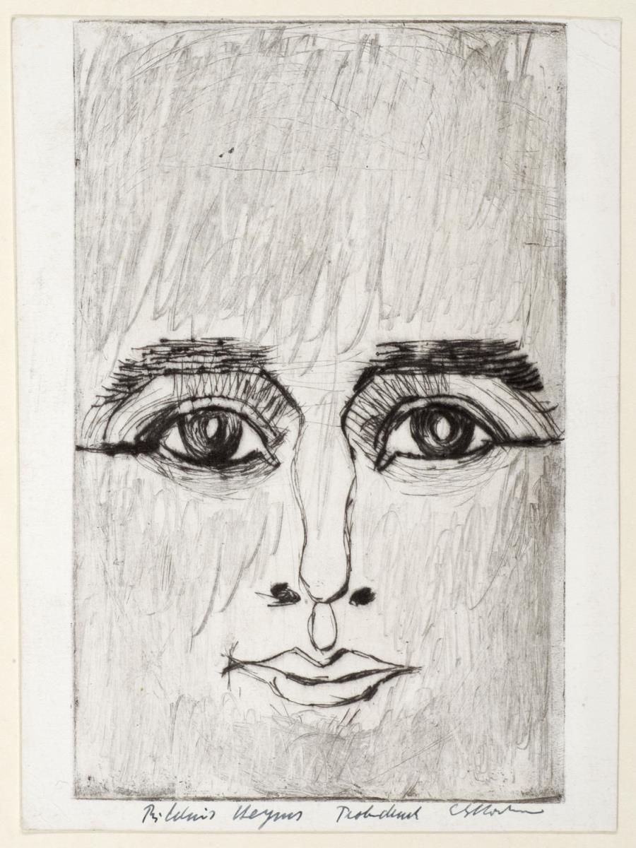 Georg Heym Umbra vitae Probedruck Bildnis Heyms