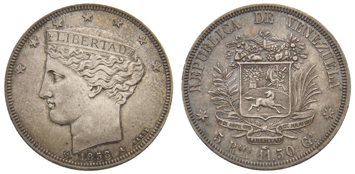 Venezuela: 1858