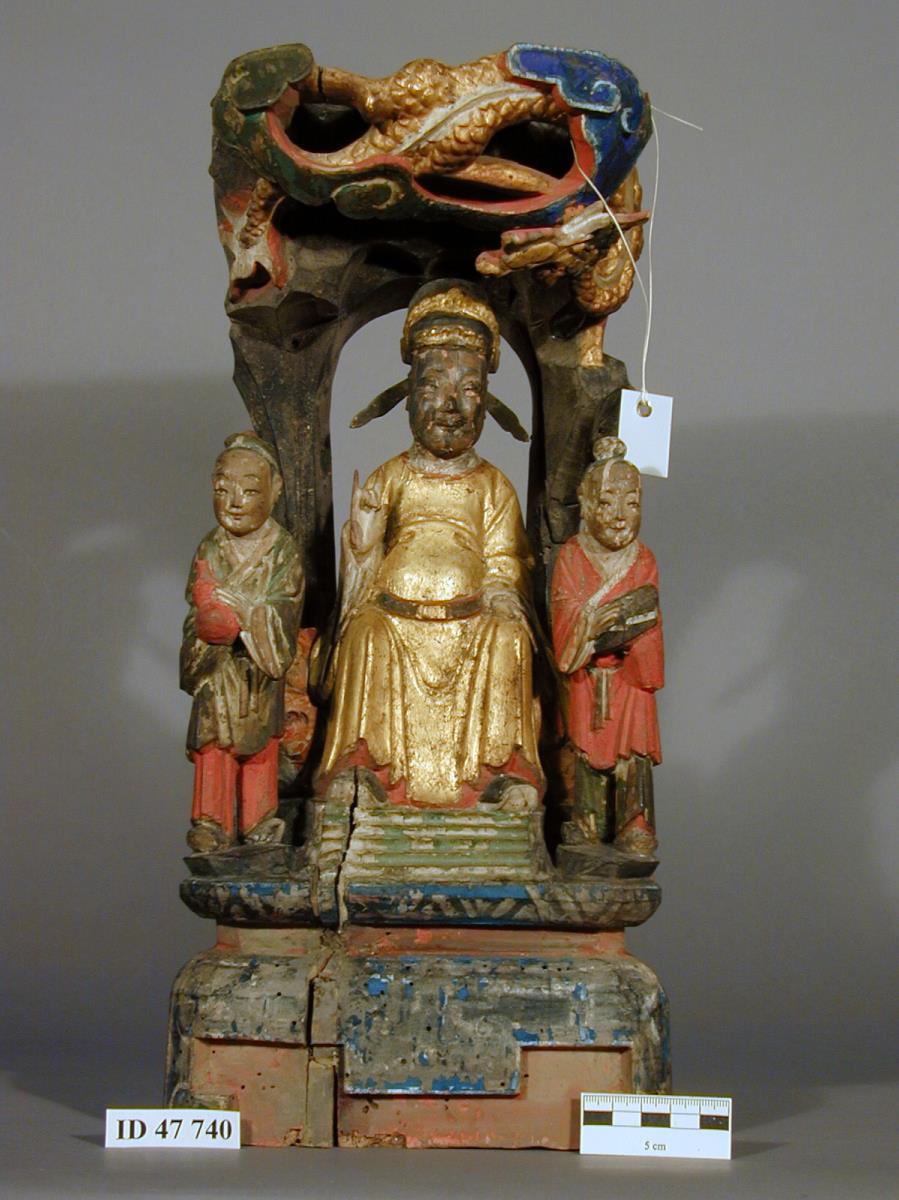 Sun Simiao 孫思邈  der chinesische Medizingott - mit Begleitern