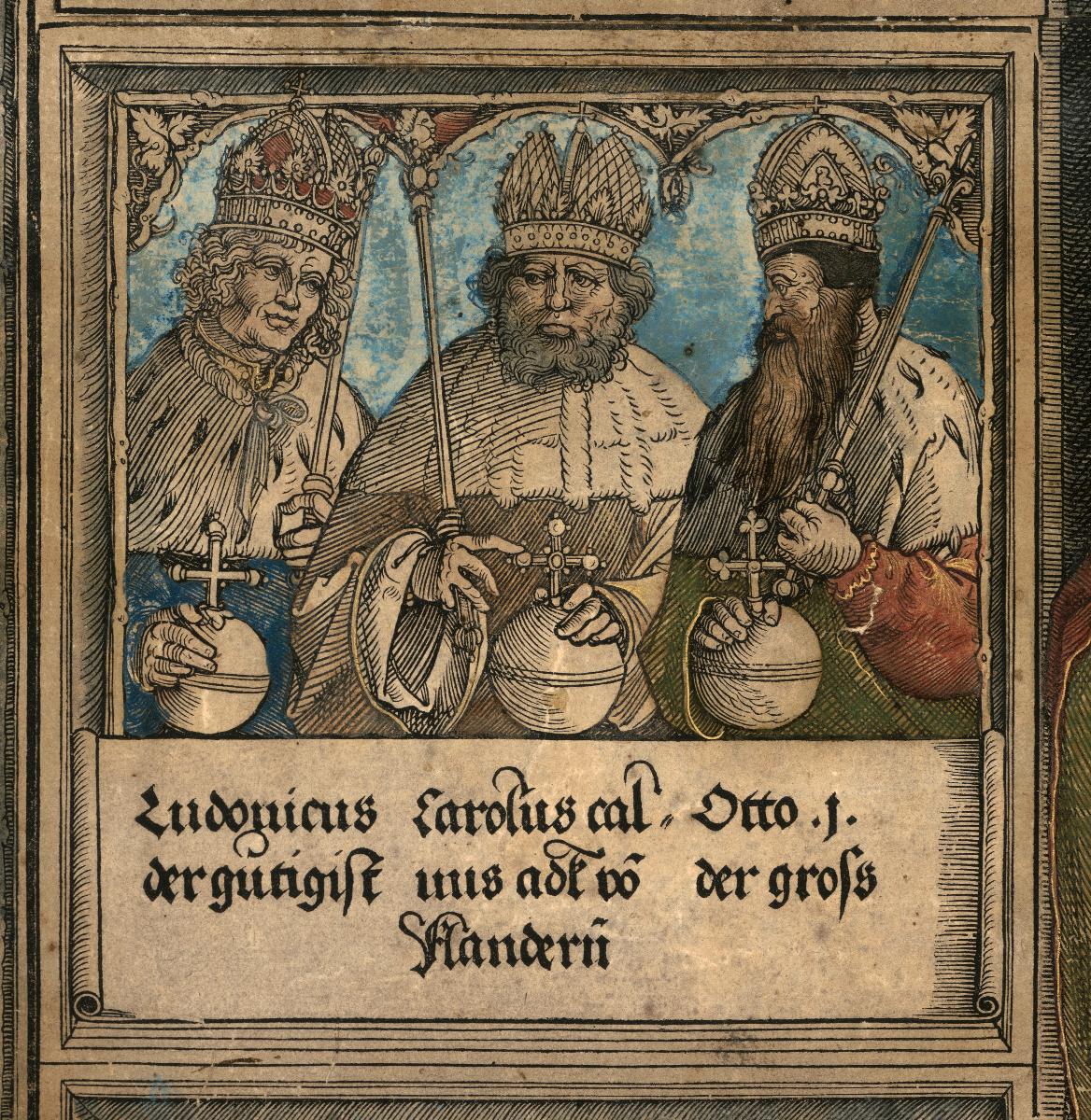 Ehrenpforte für Kaiser Maximilian I. Gesamtansicht