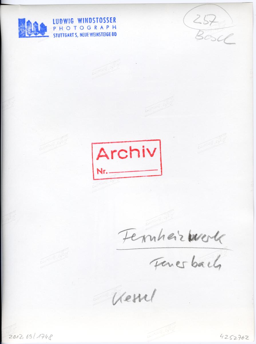 Robert Bosch GmbH, Kessel im Fernheizwerk Feuerbach