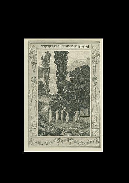 Amor und Psyche: Psyche wandernd