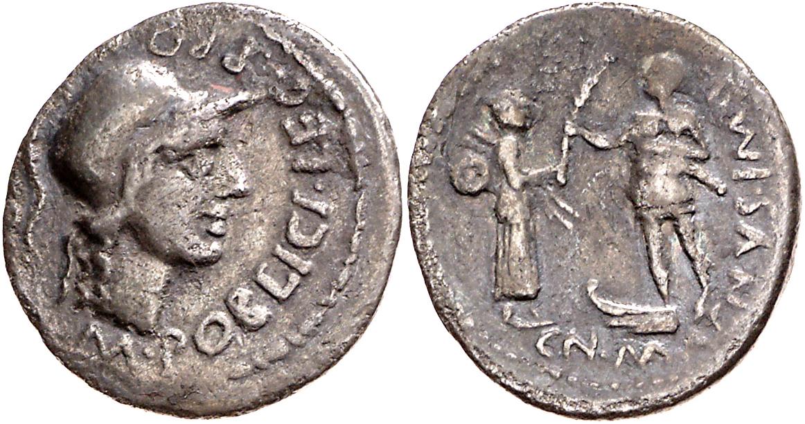 Röm. Republik: Cn. Pompeius Magnus und M. Poblicius