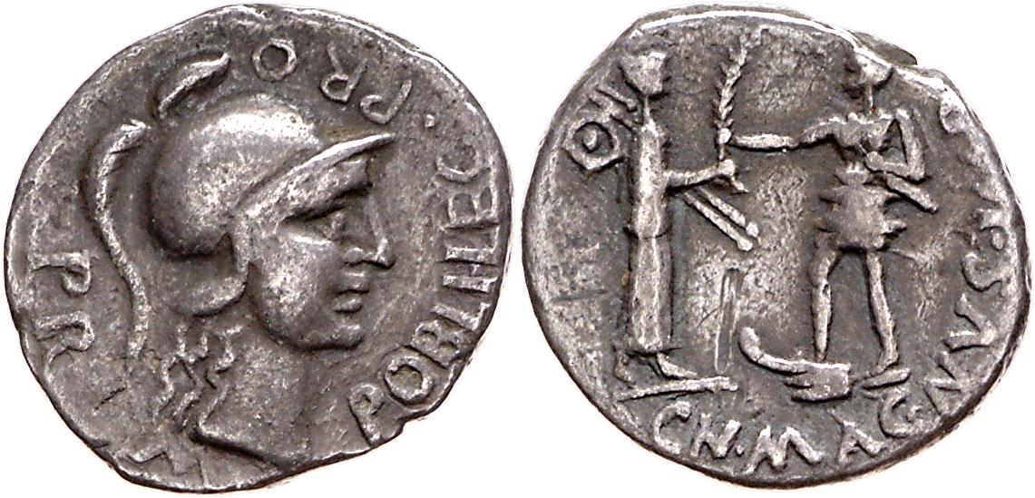 Röm. Republik: Cn. Pompeius Magnus und M. Poblicius