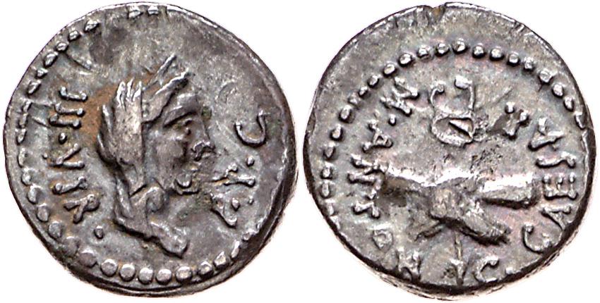 Röm. Republik: C. Iulius Caesar (Octavianus) und M. Antonius