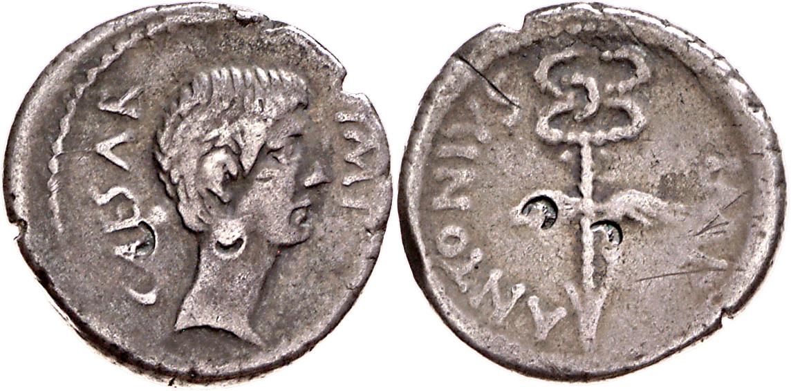 Röm. Republik: C. Iulius Caesar (Octavianus) und M. Antonius