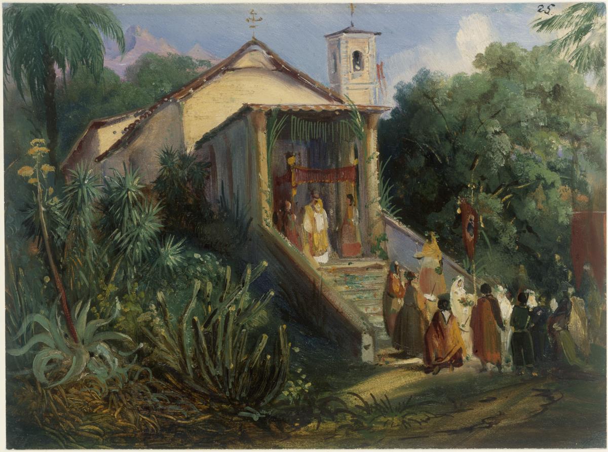 Prozession zur Kapelle von Pacho