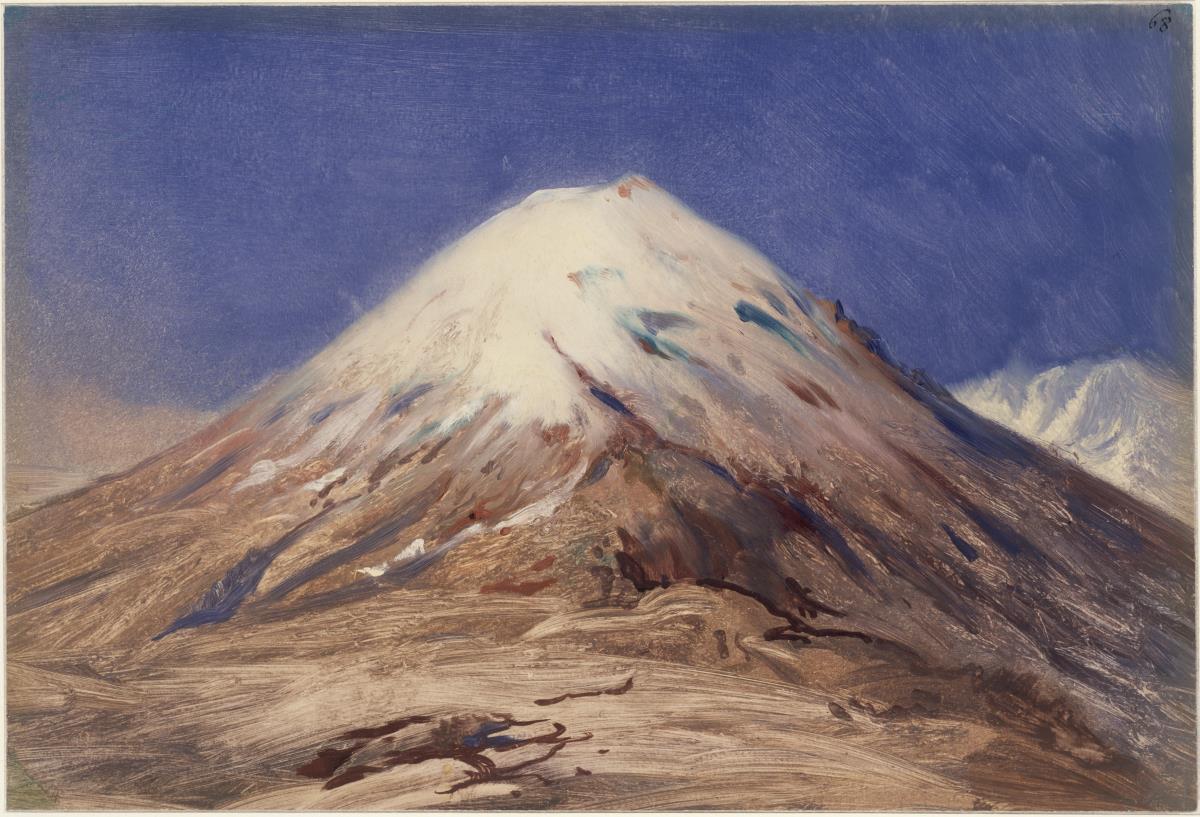 Der Gipfel des Vulkans Popocatepetl